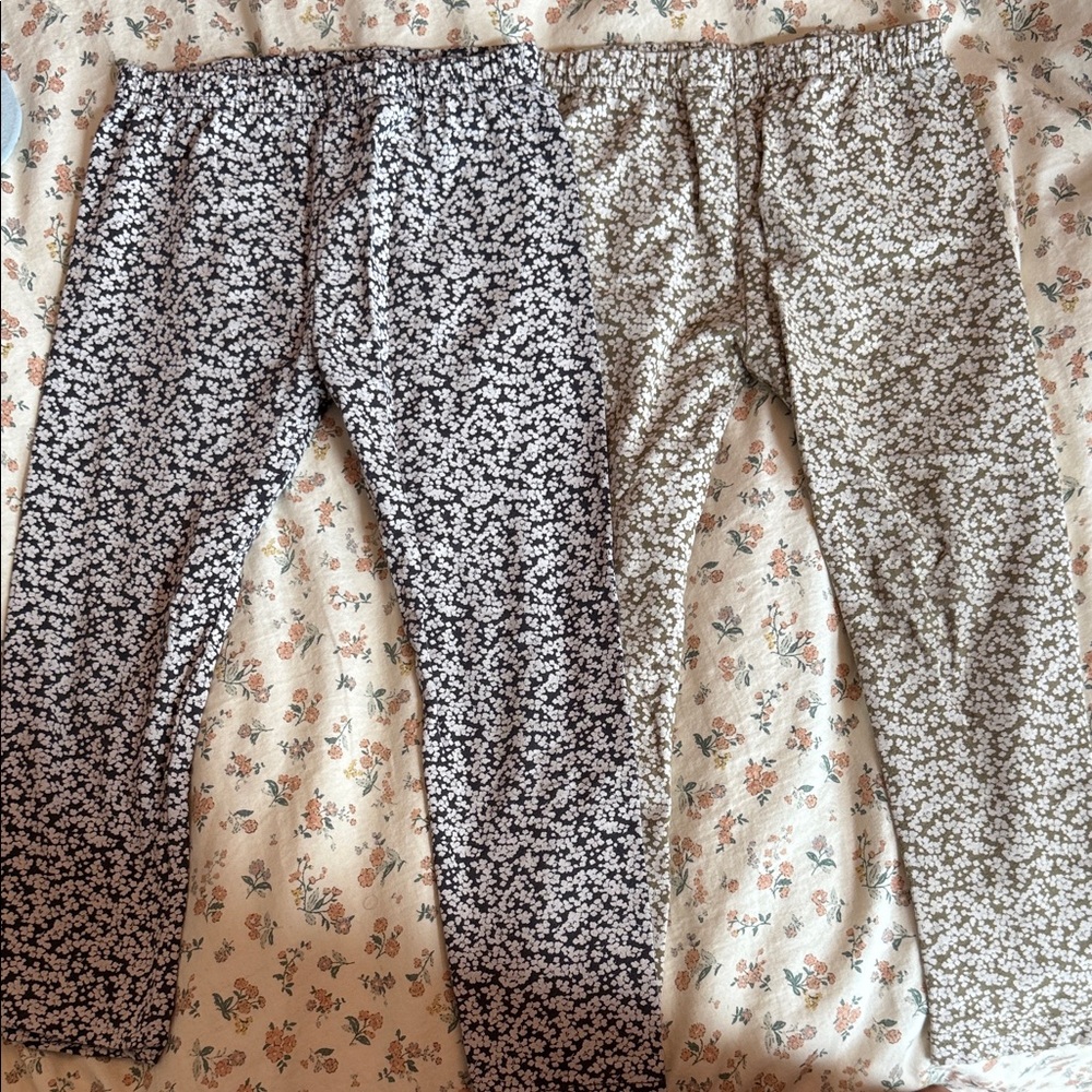 Floral Print Leggings Set